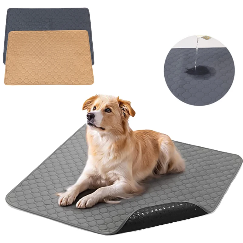 

Washable Dog Pee Pad Reusable Pet Diaper Mat Puppy Training Mat Waterproof Dog Cat Urine Absorbent for Floor Sofa Car Seat Cover