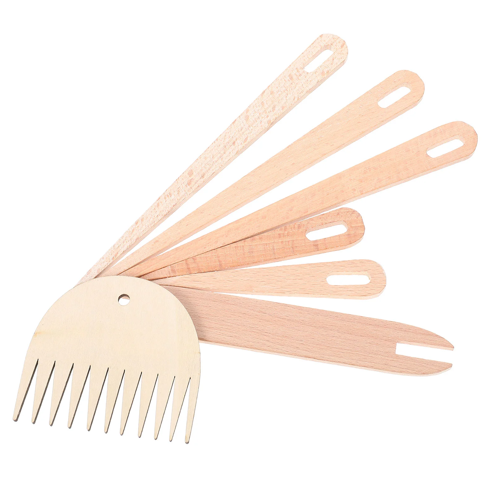 

1 Set Hand Weaving Loom Crochet Shuttle Weaving Sticks Tapestry Making Tapestry Weaving Loom