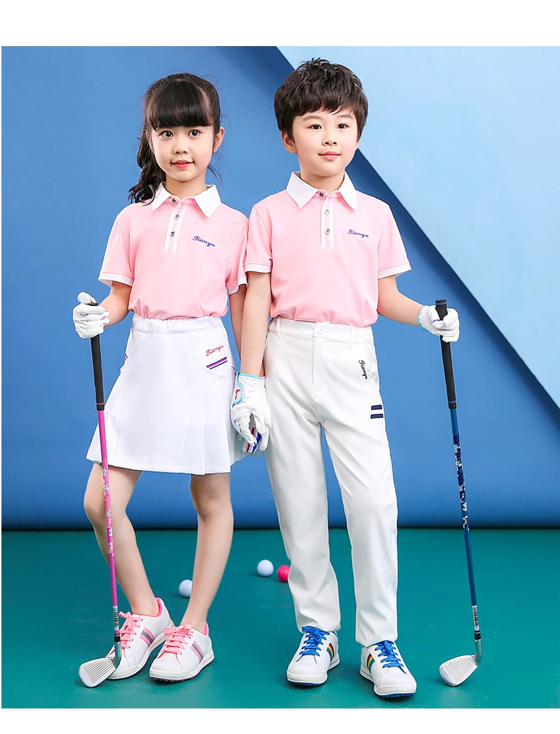 TTYGJ Kids Golf Pants Breathable Boys High Elastic Golf Long Trousers Quick-drying Clothing Outdoor SportsWear For  for Autumn