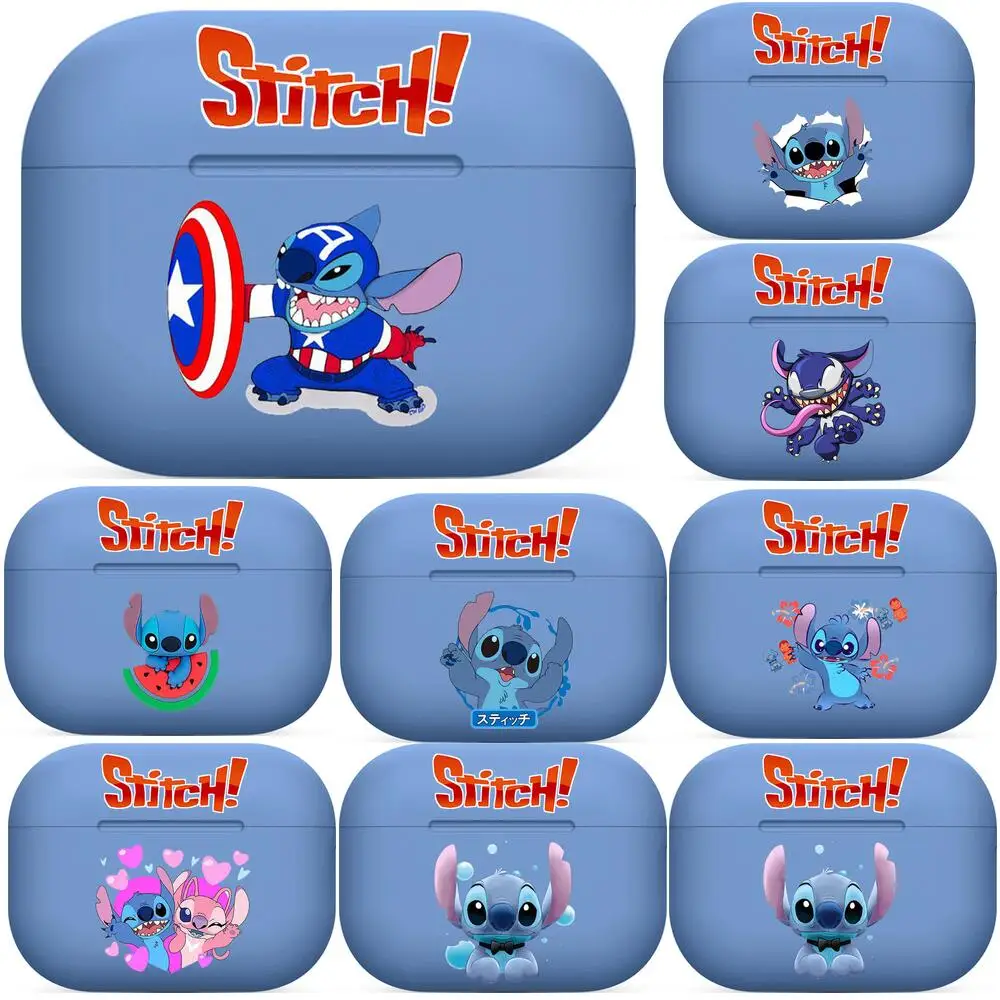 

Disney Stitch blue For Airpods pro 3 case Protective Bluetooth Wireless Earphone Cover For Air Pods airpod case air pod Cases 1