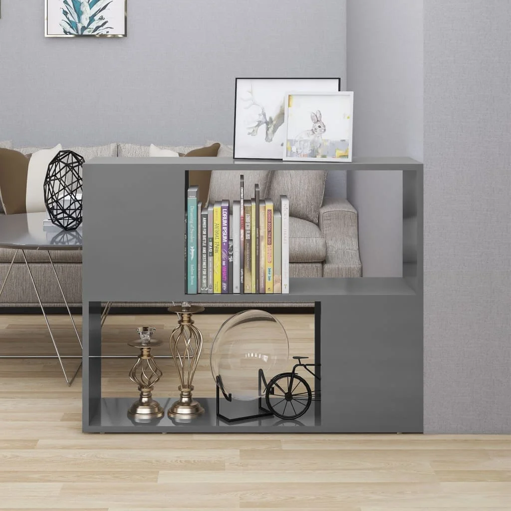 

Bright gray TV cabinet 80x24x63 cm chglomerated