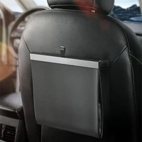 car garbage bag waterproof magnetic suction trash can back seat hanging leather storage bag leak proof brand new car accessories