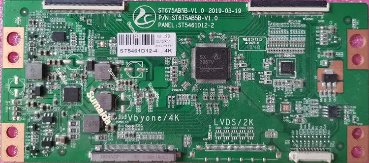 

Upgraded Version ST675AB5B-V1.0 TCON Board ST5461D12-2 Bar Code ST5461D12-4 4K