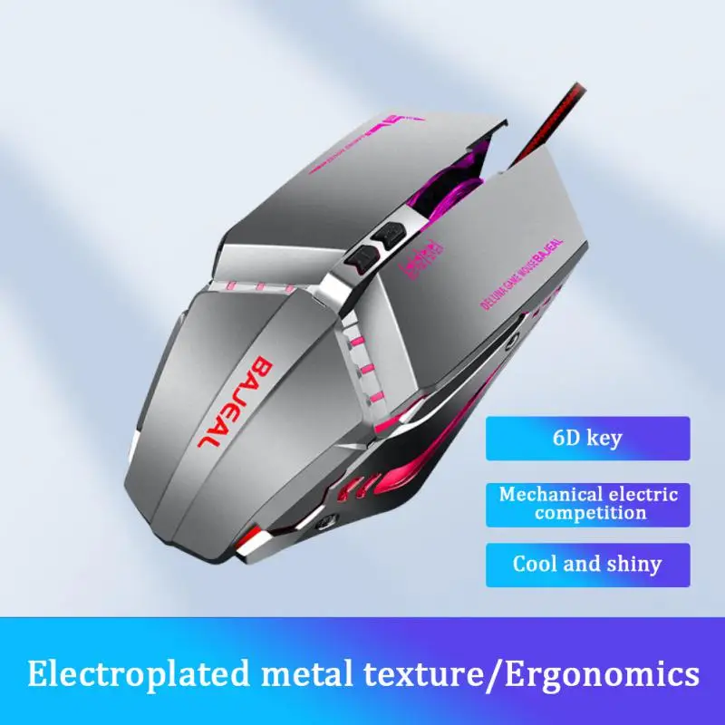 

Led Optical Gamer Ergonomic Mouse 3600 Dpi Gaming Rgb Mause Lightweight 7 Buttons Wired Gaming Mouse For Windows XP Vista