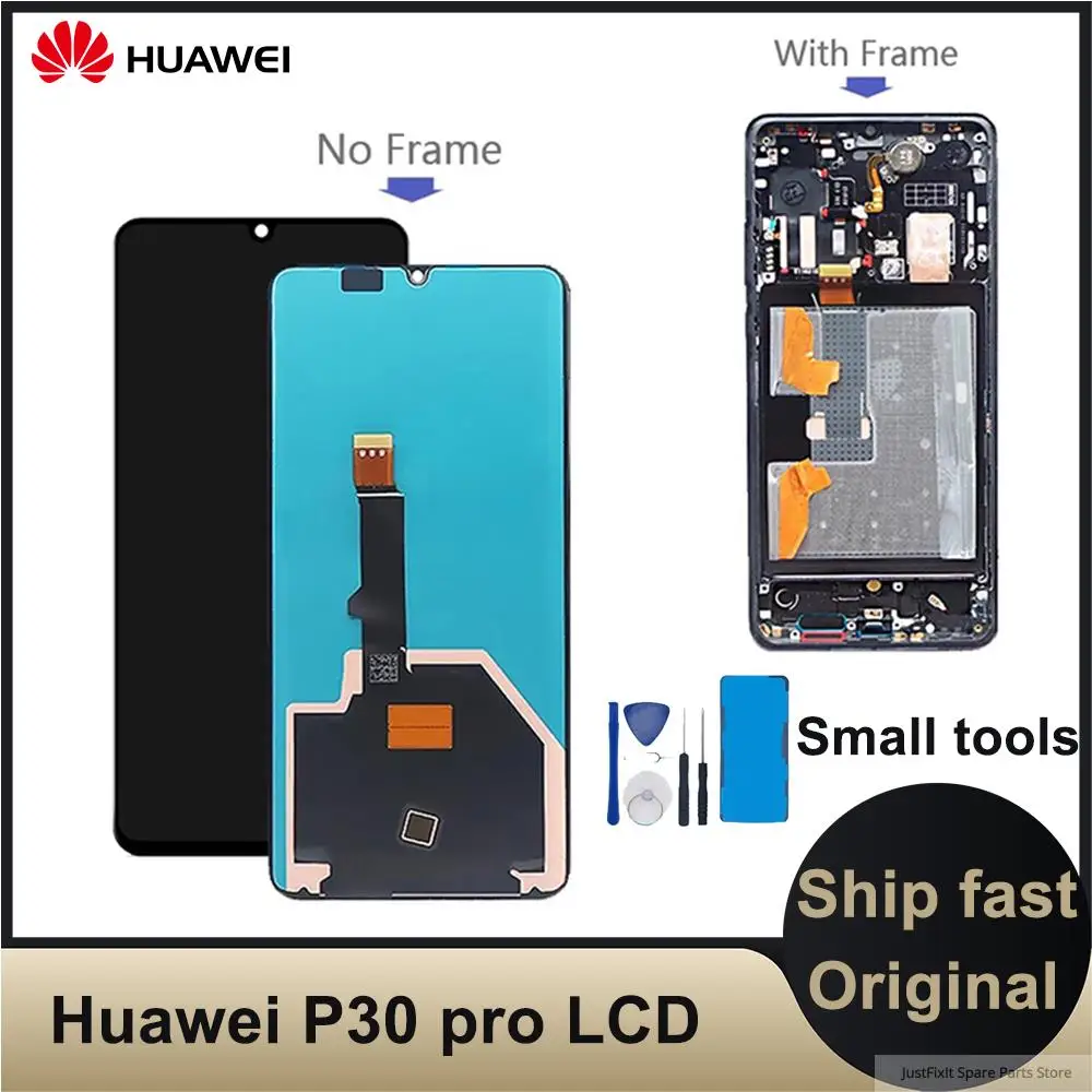 

Huawei P30PRO LCD For Huawei P30 Pro LCD Display LCD Screen Touch Digitizer Assembly VOG-L29 Super AMOLED Original screen