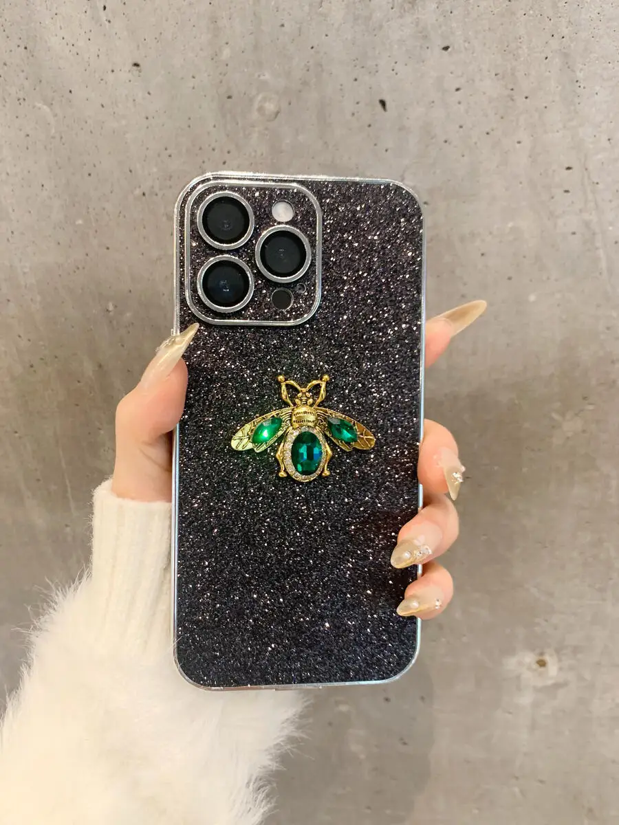 Роскошный кожаный чехол для телефона с тисненым узором iPhone 15 14 13 12 Pro Max Модный