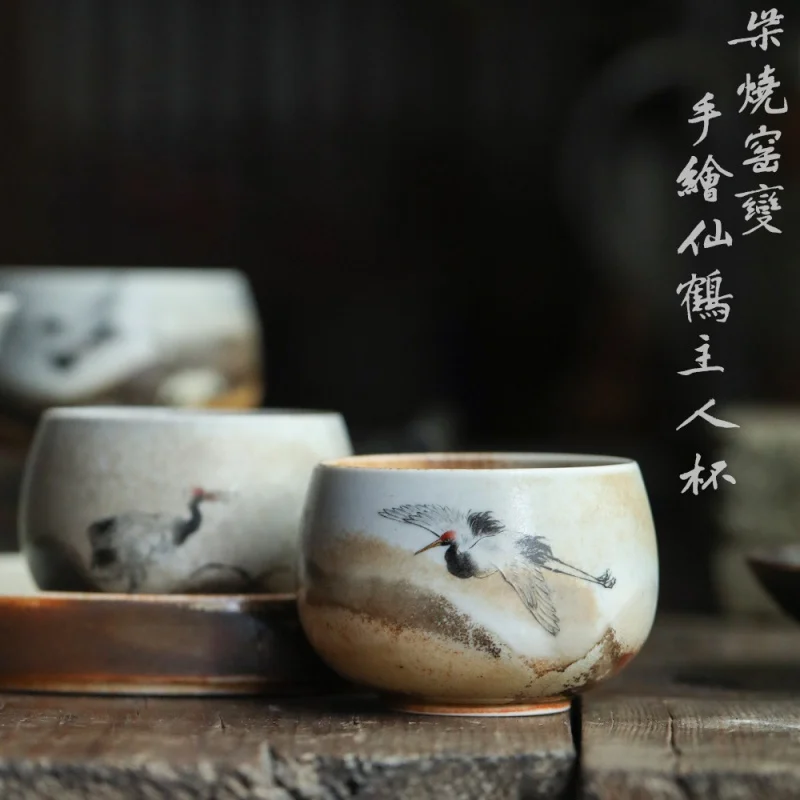 

★Фарфоровая чашка Jingdezhen ручной росписи, чайная чашка, чашка Master, одинарная чашка ручной работы, высококачественный кран, искусственный чайный набор