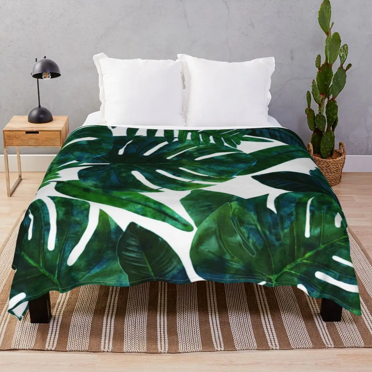 Dream Tropical Jungle Blankets Fleece Spring Autumn Super Warm Throw Blanket for Bed Home Couch Travel Cinema