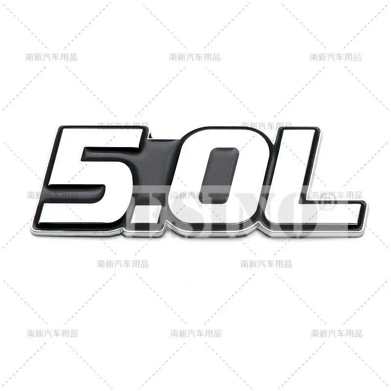 

Автомобильный Стайлинг 3D металлический хромированный сплав Цинка Клейкая эмблема 5.0L 5.7L 6.0L 6.2L 6.4L 7.0L кузов багажник значок на крыло аксессуар