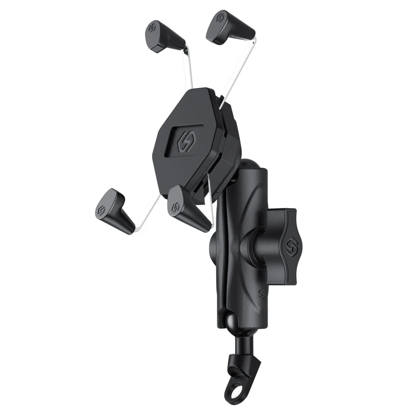 

Shockproof Motorcycle Back Mirror Phone Mount Durable Universal Cellphone Holder 45BA