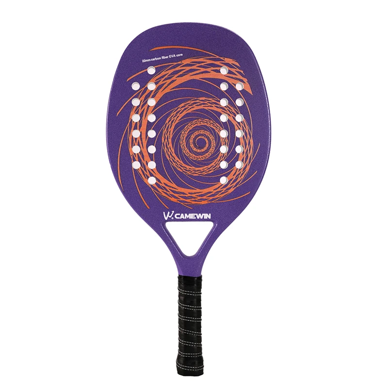 Carbon Beach Tennis Racket Professional Soft EVA Face Beachtennis Padel Racquet With Ball&Bag Adult Unisex
