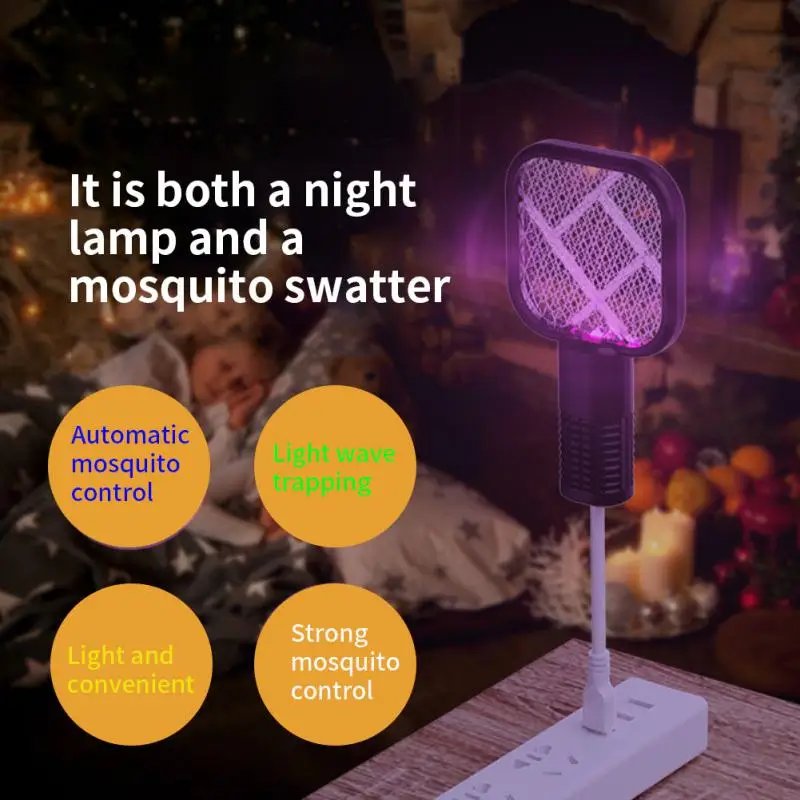 

Insect Rackets Swatters Insects Racket Kills Usb Mosquitos Killer Trap Fly Swatter Fryer Pest Repellent Led Trap Fly Bug Zapper