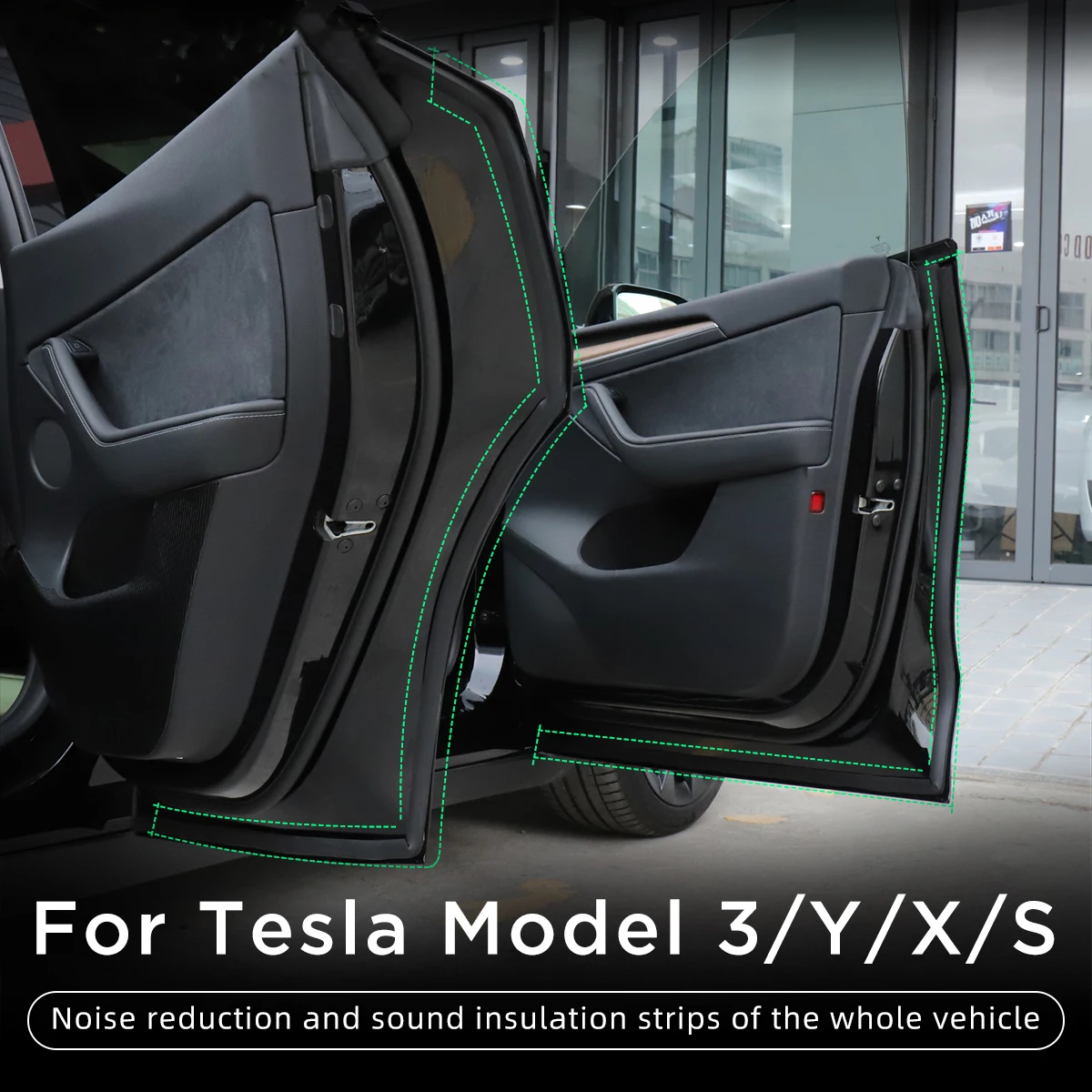 Уплотнительная лента для Tesla Model3 Model Y MODEL X S автомобильные аксессуары
