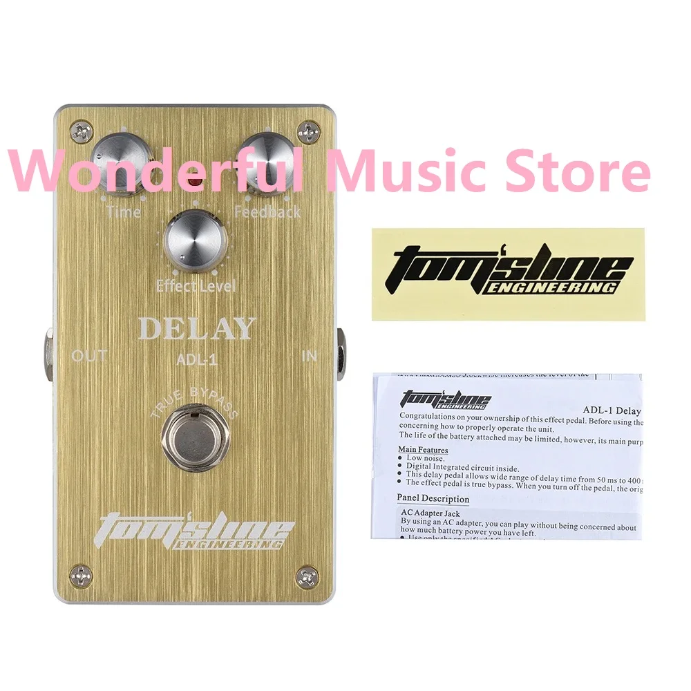 

Aroma ADL-1 Delay Electric Guitar Effect Pedal Aluminum Alloy Housing True Bypass ​Built-in Digital Integrated Circuit