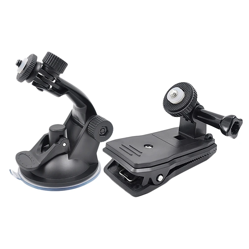 

2X Table Holder & Suction Cup For Insta360 One X/Evo Accessories & Backpack Clip