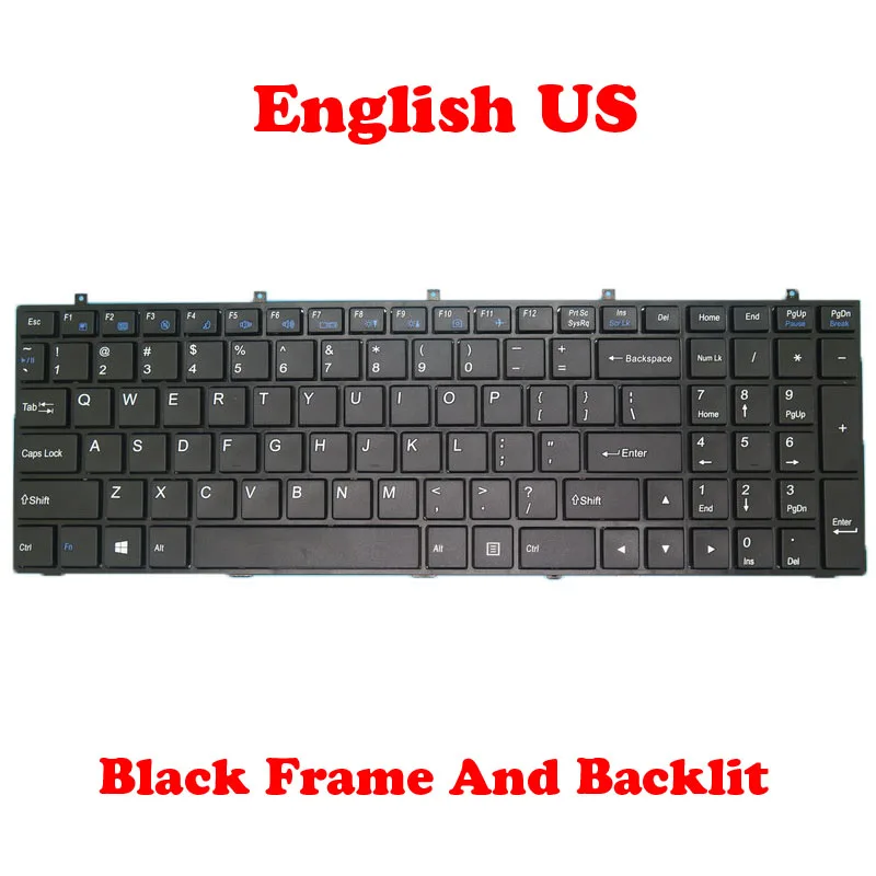 LA US UK TW Keyboard For Gigabyte P16G P17F P17F R5 P17F V2 P17F V3 P17F V5 P17F V7 English Latin America United Kingdom