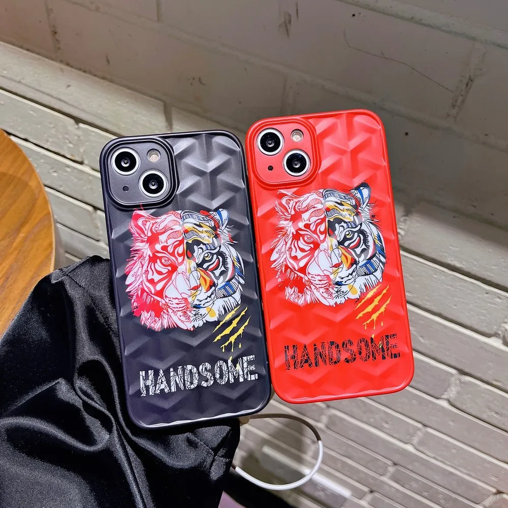 

3D Y type Huhushengwei Soft Shell For iphone 11 12 13 Pro Max 7 8 Plus XS X XR XSMAX Cases Cover