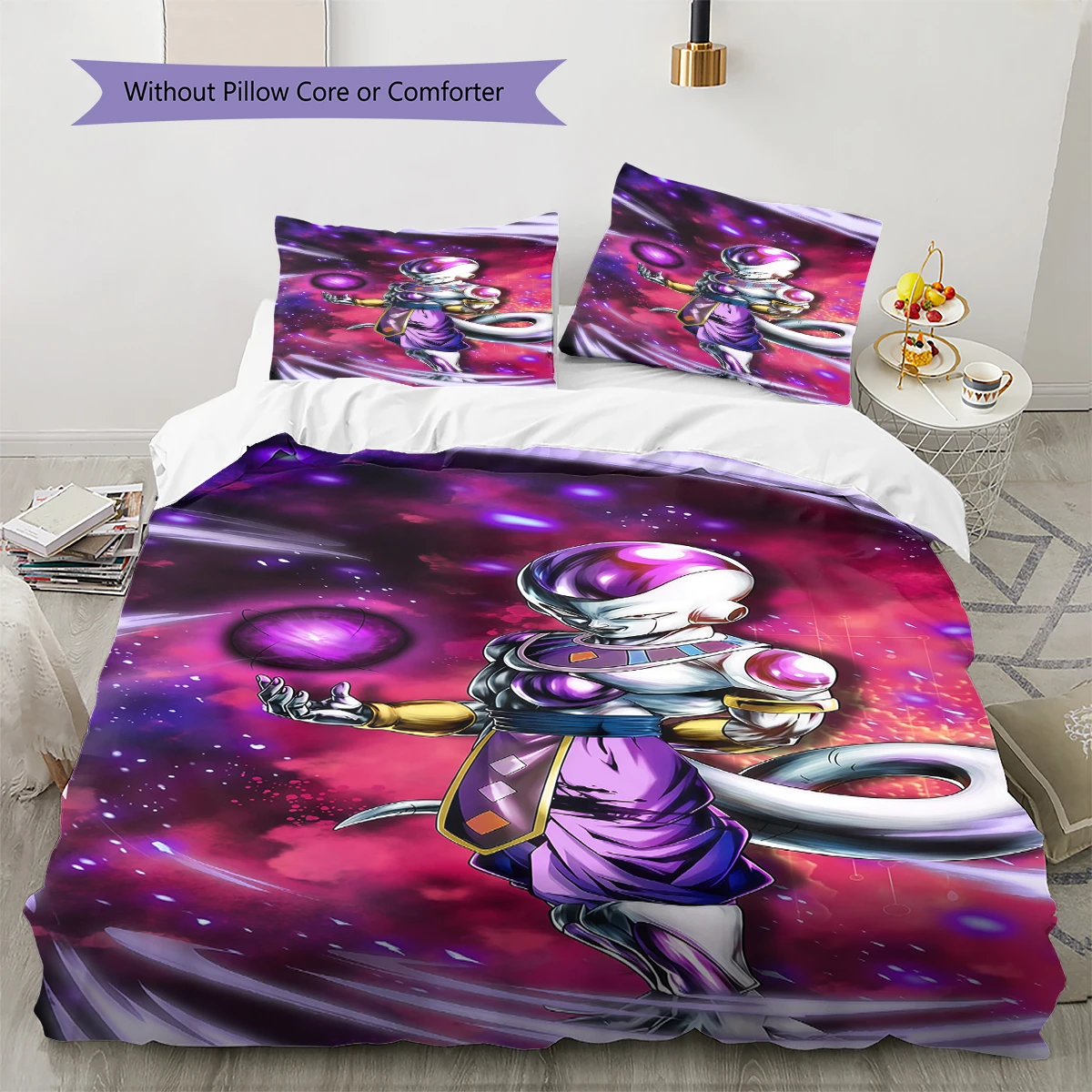 Фото Мягкий пододеяльник Dragon Ball Frieza, удобный, детский комплект постельного белья, подарок, очень большой размер, различные размеры-HE10 №4