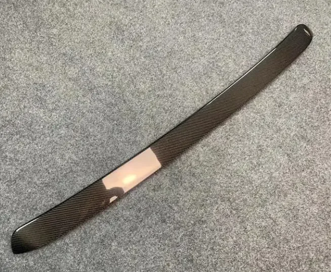 Новинка! Настоящее углеродное волокно Автомобильный задний крыло багажник губа