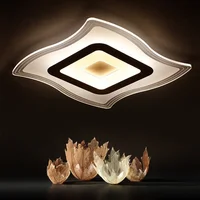 Ge Ya Mei led ultra thin ceiling lamp creative personality rectangular living room bedroom lamp study lamp lighting