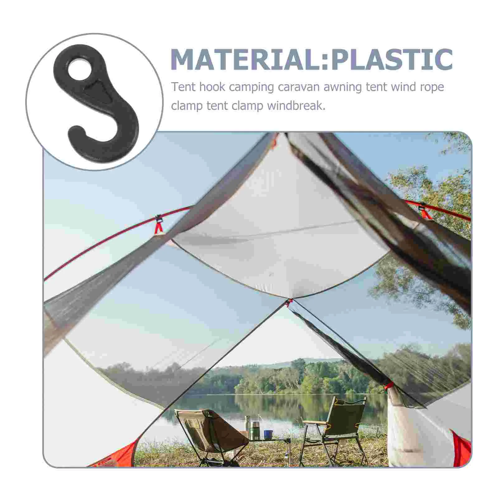 10 шт. уличная палатка с навесом знак вопросов световой крючок земляной гвоздь