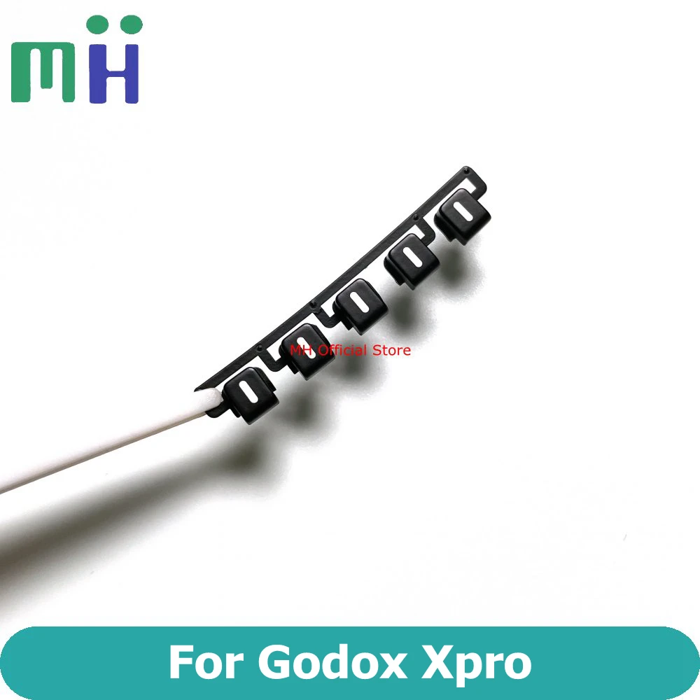 

Новинка для Godox XPRO X-PRO X PRO верхняя Боковая кнопка Набор из 5 кнопок TTL Беспроводная вспышка триггер Замена Ремонт Запасные части