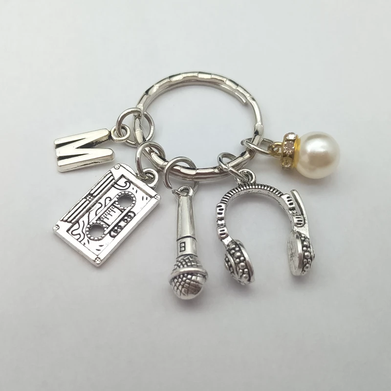 Музыкальный брелок любовь лента раньше наушники для диджея креативный рюкзак