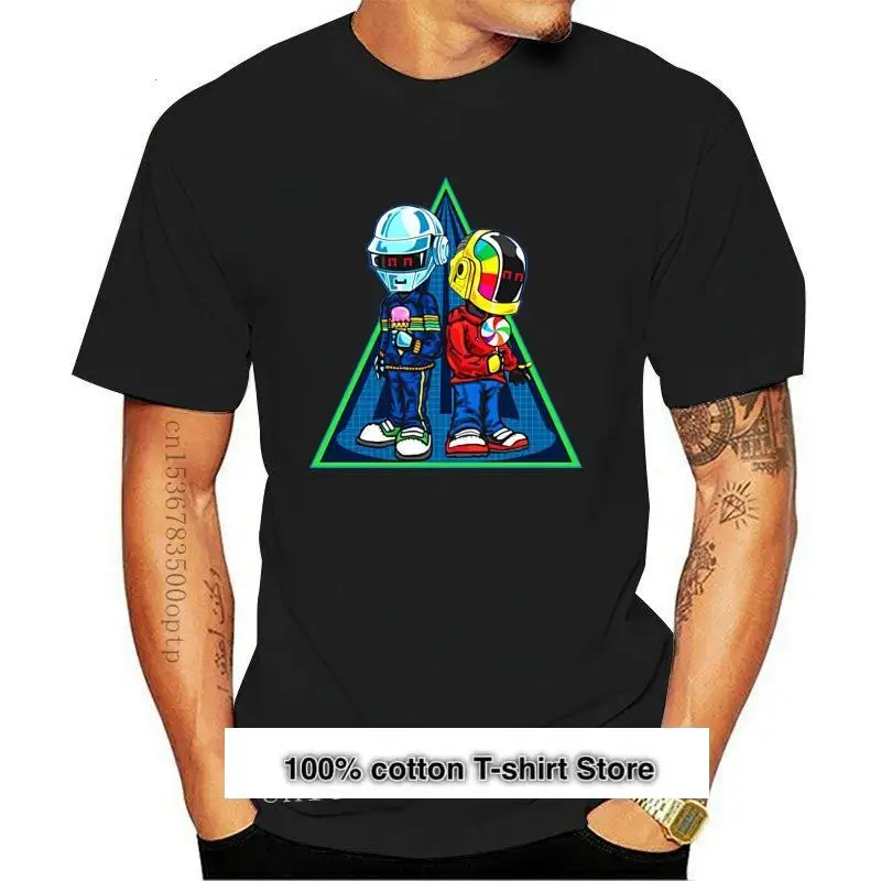 

Вдохновляющая Camiseta de Daft Punk для детей и взрослых, одежда для взрослых до 5XL, nueva