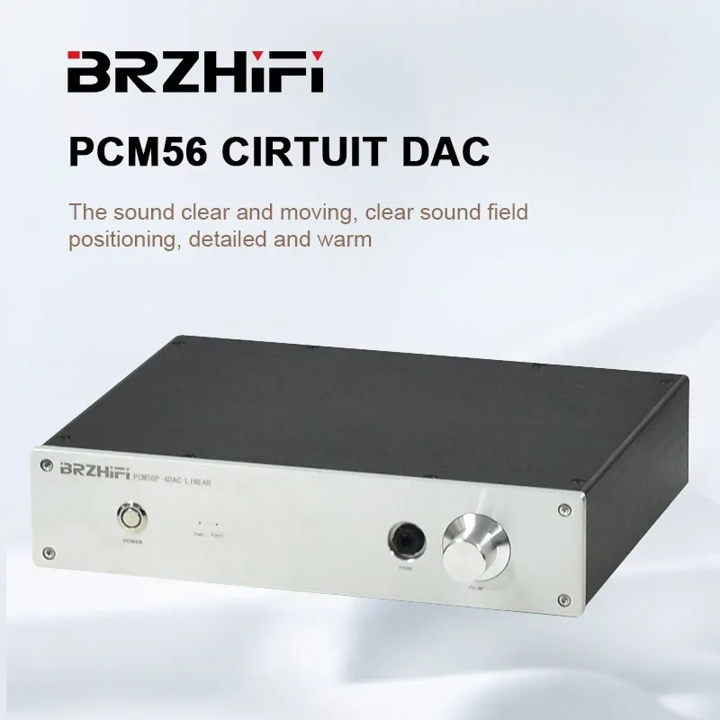 

BRZHIFI Audio PCM56 Dual Parallel Decoder Classic Clear Sound Audiophile DAC HiFi Surpass TDA1541