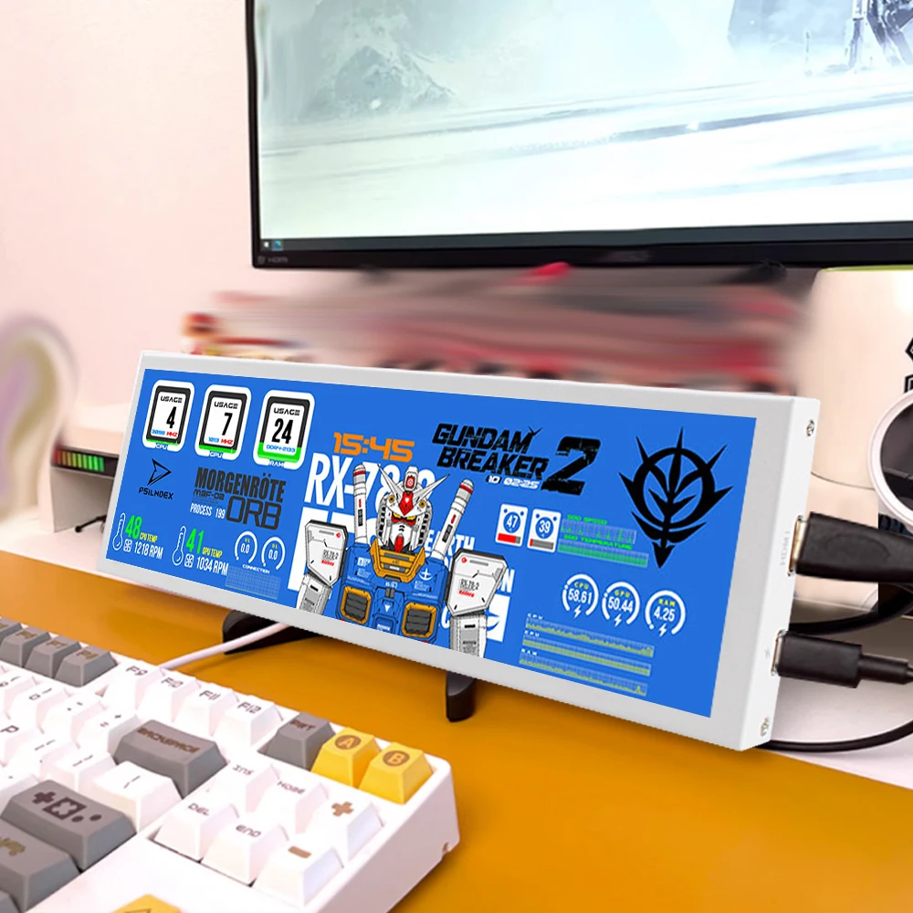 

8.8 inch 1920*480 Long Bar Screen Touch Monitor HDMI Laptop Display for Windows Linux Raspberry Pi