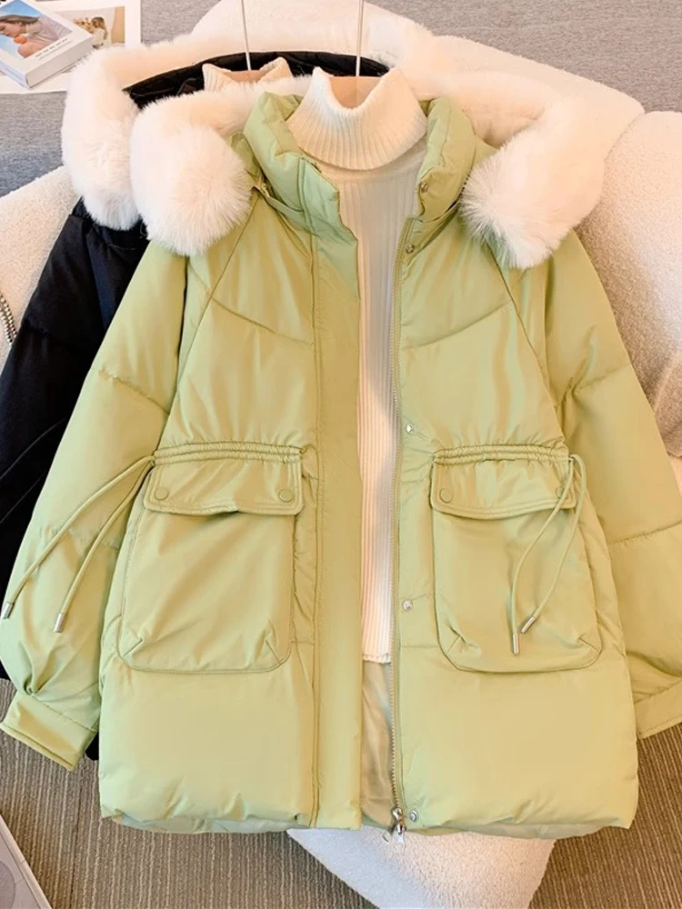 Зимний пуховик с хлопковой подкладкой верхняя одежда для женщин новинка 2024