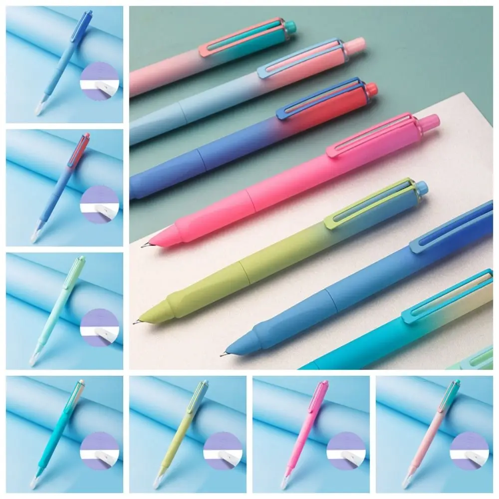 

Magic Pen With Eraser Thermal Erasable Fountain Pen Replaceable Ink Capsule Calligraphy Pen Press Fountain Pen Gradient