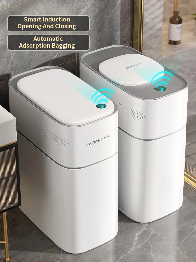 

Bathroom Can Smart Trash Bagging Intelligent Can Trash Electronic Induction Joybos Home Sensor Trash Automatic Can Induction