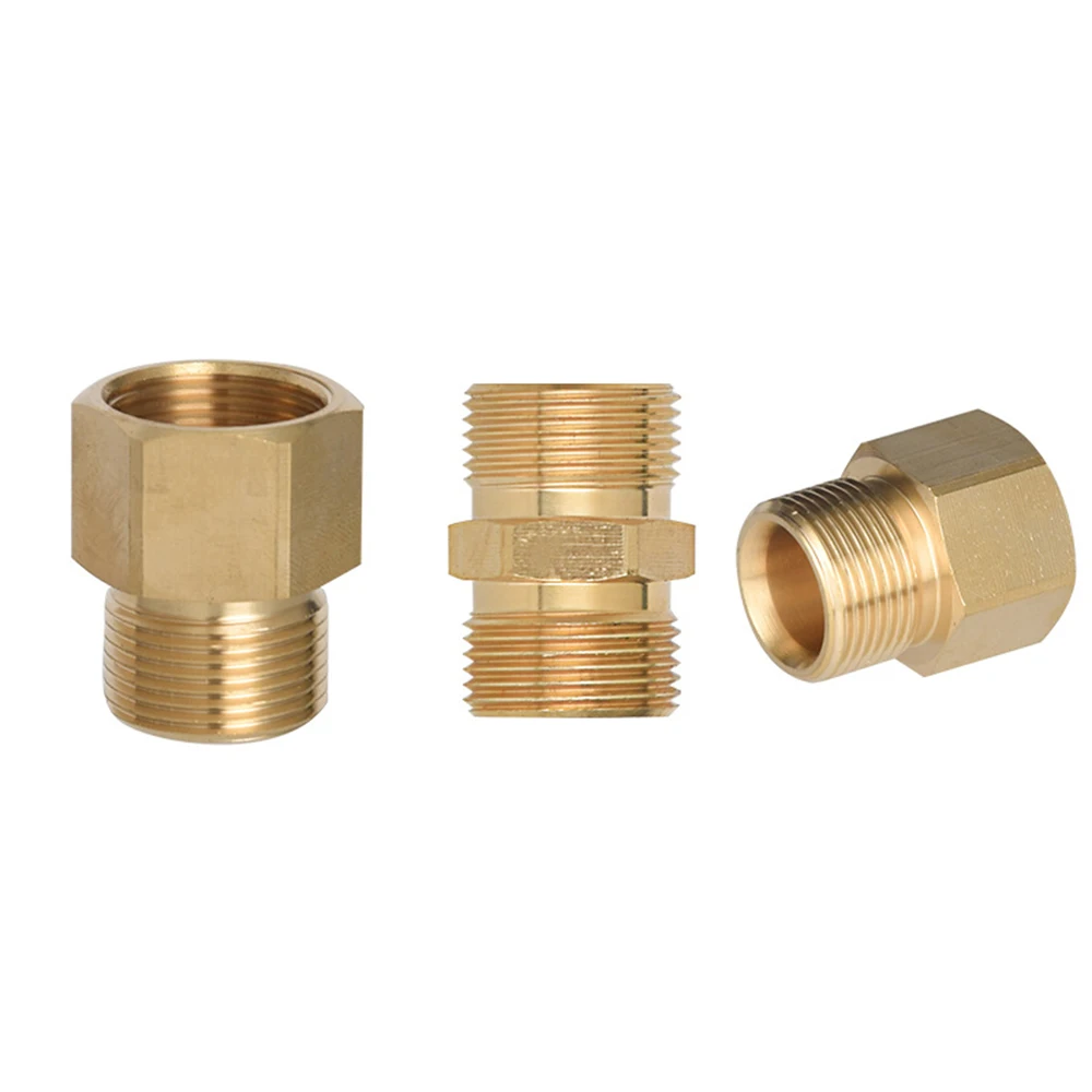 

Pressure Washer Coupler, Metric M22 15mm to M22 14mm Male Fitting (1# M22 15mm Male to M22 14mm Female)