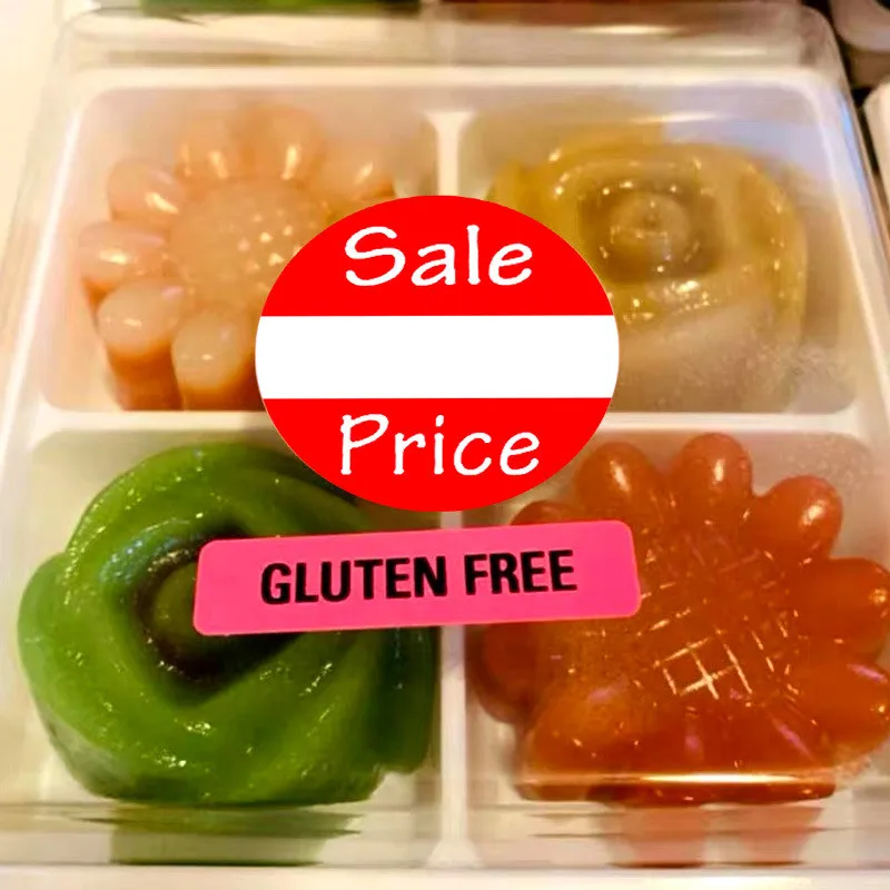 Наклейка Цена продажи 25 мм цена на заказ |