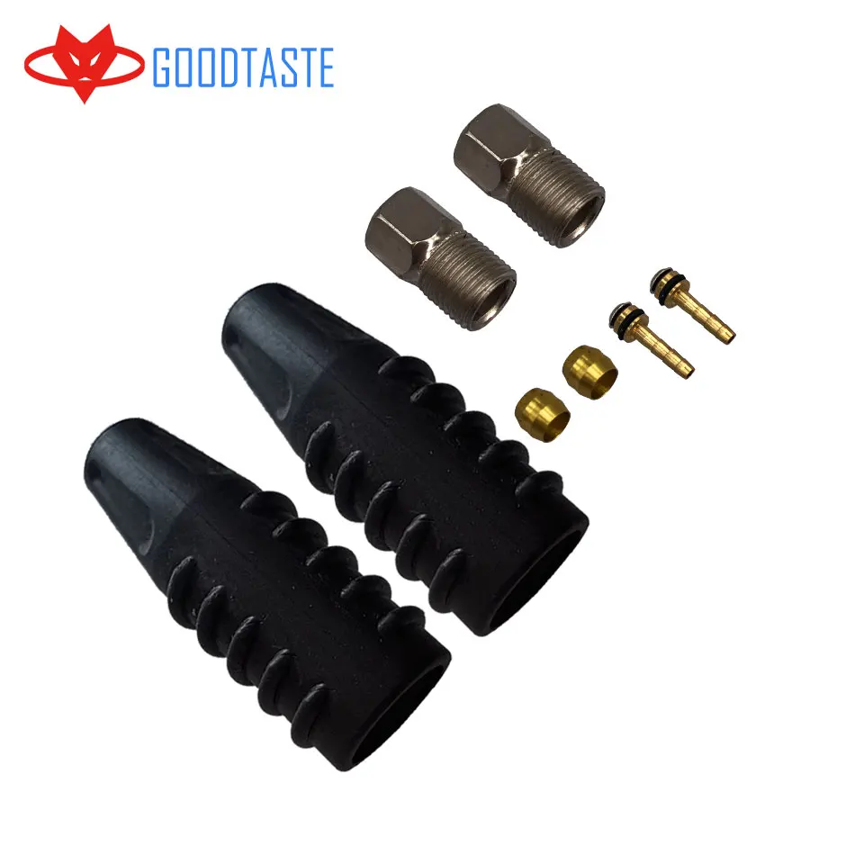 

Electric Bike Mountain Road Hydraulic Brake Tubing Accessories Screws Copper Sleeve Oil Needle Custom Tube Parts Silicone Case