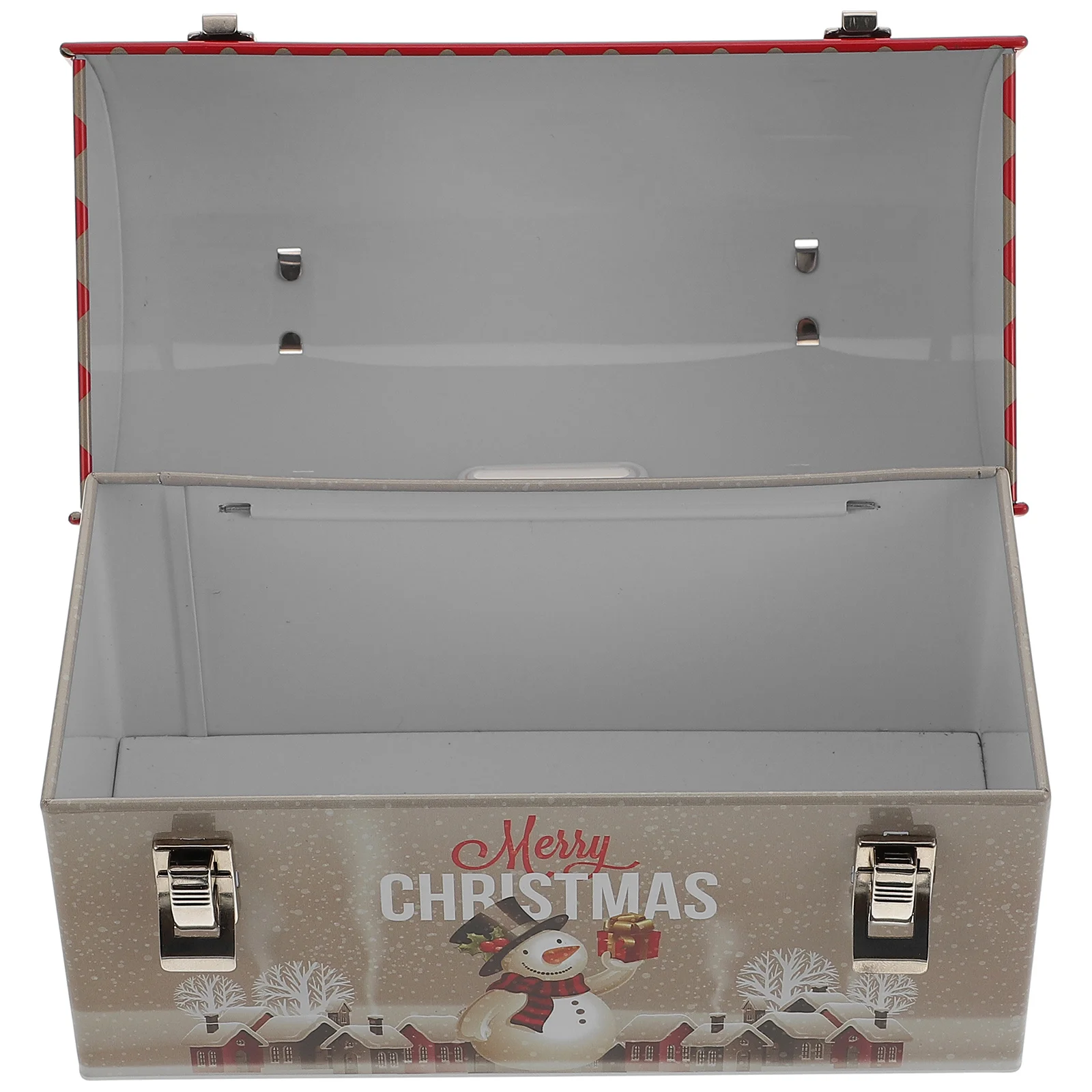 

Christmas Box Candy Money Tin Saving Tins Tinplate Bank Gift Piggystorage Boxes Cookie Jar Metal Pot Withiron Favor Mailbox