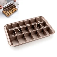brownie baking pan non stick baking pan with slicer cooper oven baking tray square stainless steel baking pan for cakes