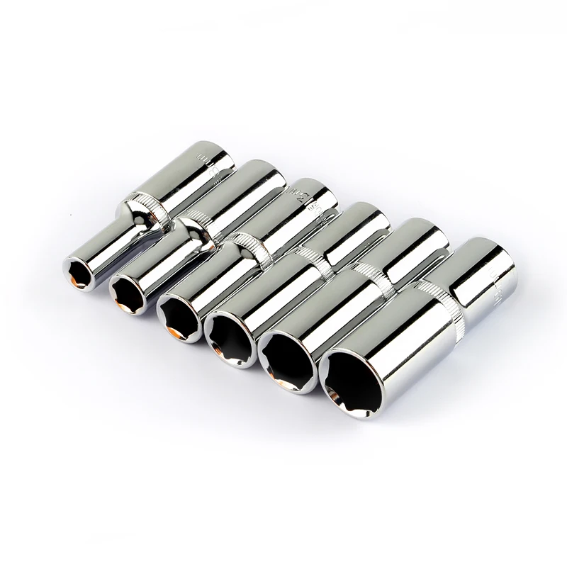 

1 шт. 1/2; Дюймовый привод с длинной шестигранной головкой, глубокие головки 12,5 мм, квадратное отверстие, машина, авторемонт, трещотка, гаечный ...