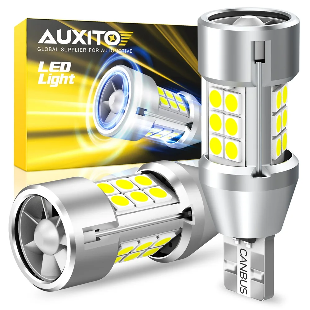 

AUXITO W16W T15 LED Bulb Canbus Error Free 921 912 T16 LED Backup Reverse ​Light Bulbs Brake Lamp Stop Light Xenon White DC 12V