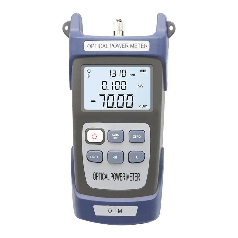 High Quality InGaAs 800nm-1700nm Fiber Tester Optical Power Meter Fiber Detector Telecom TM233 FTTH Tool
