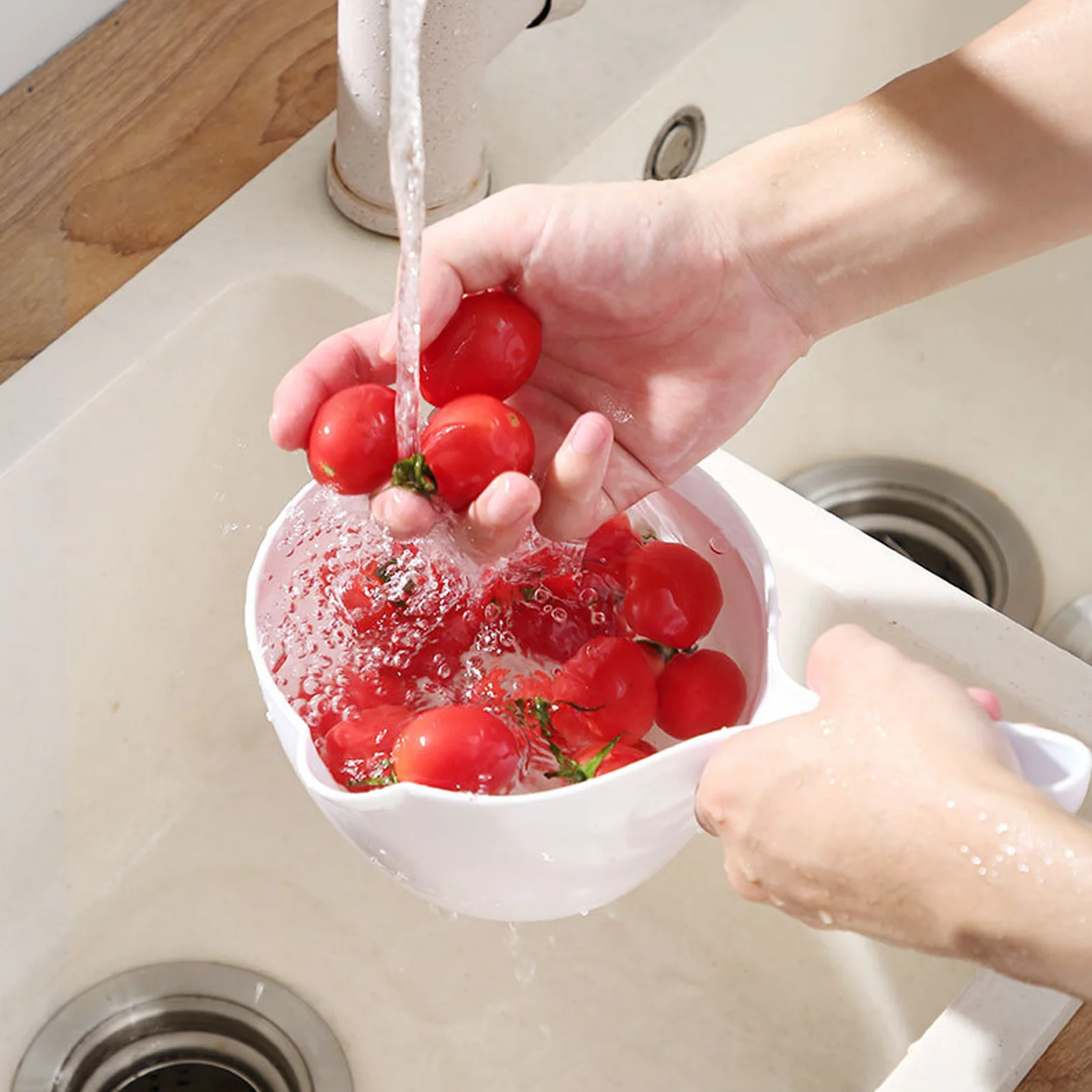 Ковш Кухонный многоразовый ковш для воды Ведро Дырокол Белый Совок полива