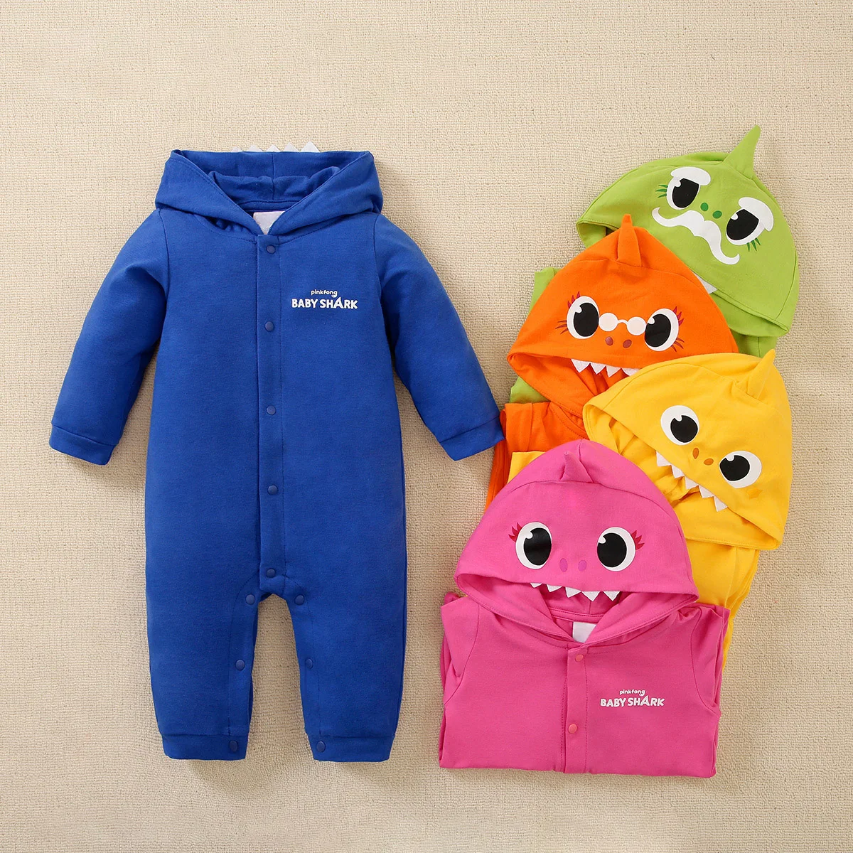 Осенний хлопковый комбинезон Hibobi для детей в возрасте от 0 до 1 года унисекс форме