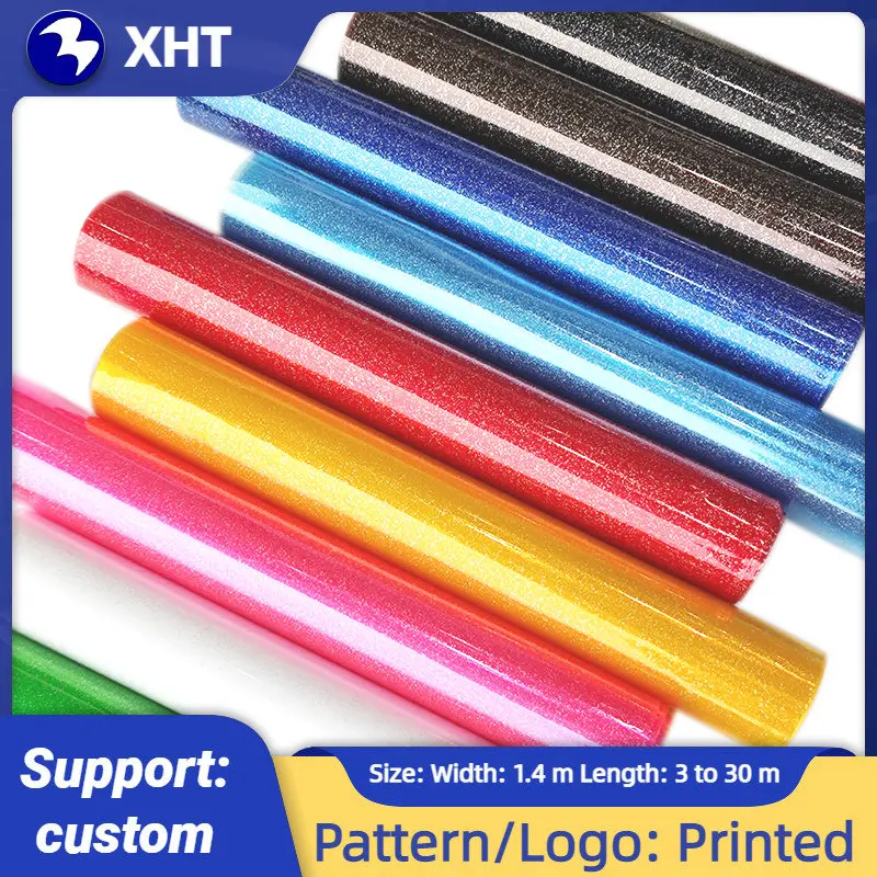 

30x135cm Glitter Transparent PVC Vinyl Faux Synthetic Leather Fabric DIY Garments Knotbow Bags Hair Accessories Decor Craft