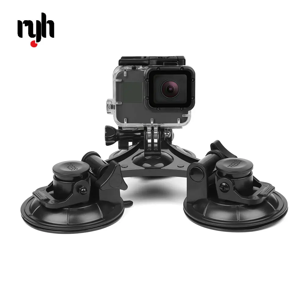 

RYH Large/Small Size Car Window Suction Cup Mount for GoPro Hero 9 8 7 6 5 4 3 HERO5 Session SJCAM SJ4000 SJ5000 Yi 4K Camera