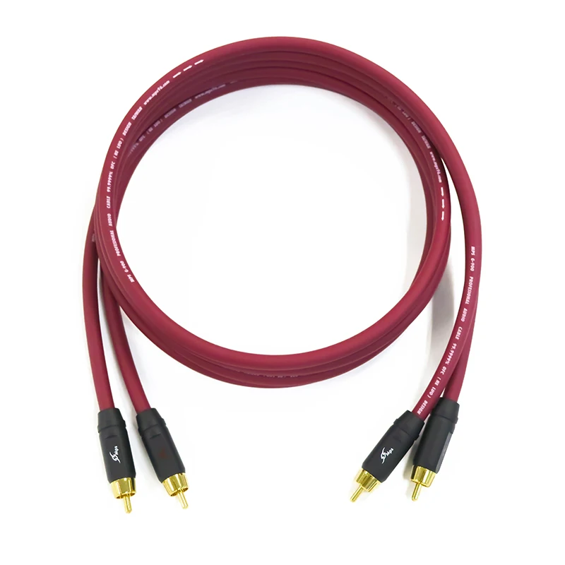 

HiFi MPS G-900F 99.9999%OFC Material RCA Signal audio cable use for DVD CD DAC power amplifier