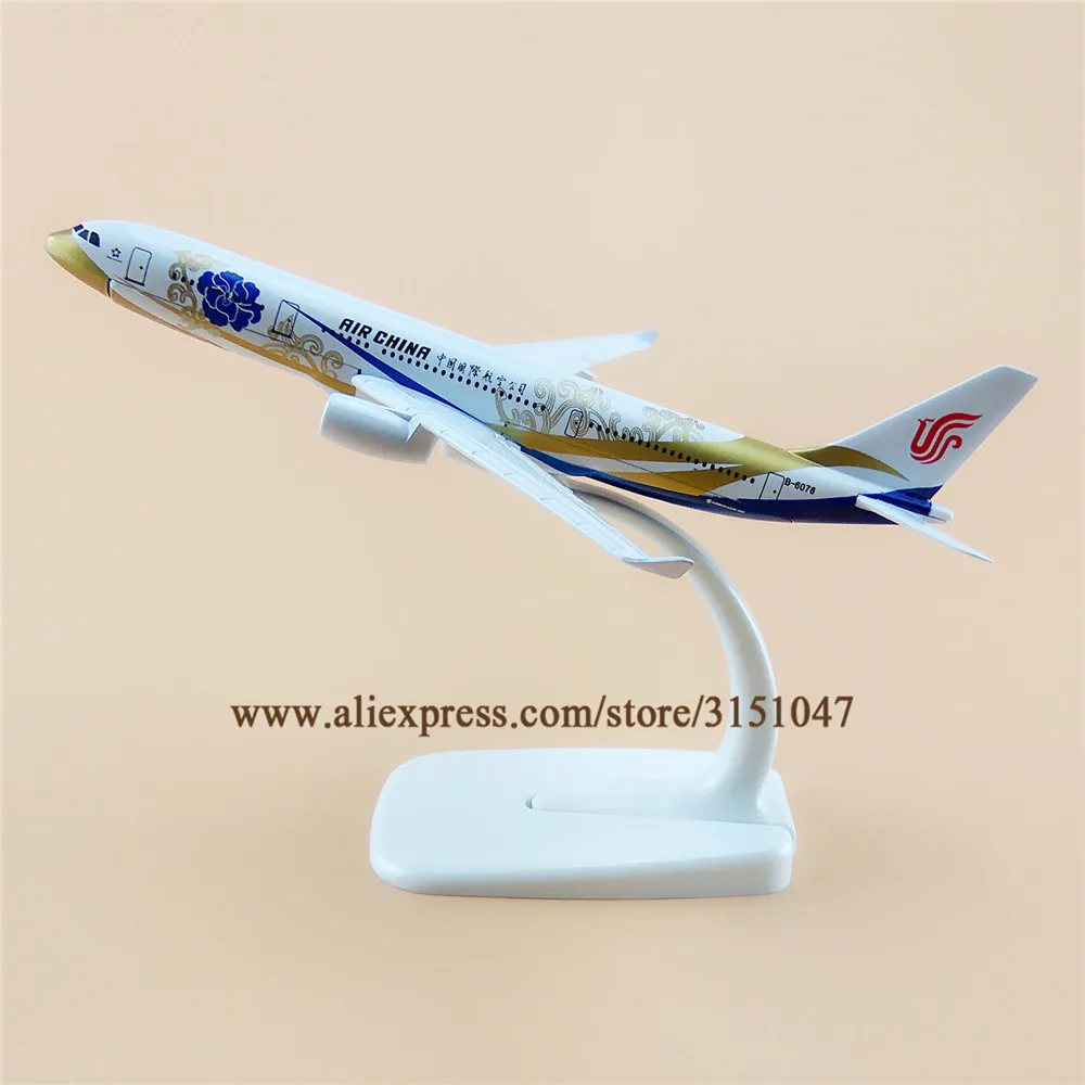 

16cm Air China Blue Peony Airbus 330 A330 Airlines Airways Airplane Model Plane Model Alloy Metal Aircraft Diecast Toy Kids Gift