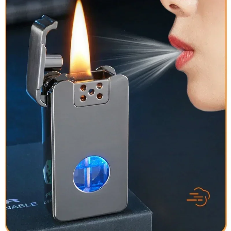 Стильная керосиновая зажигалка с Индукционным зажиганием дуговое зажигание 4
