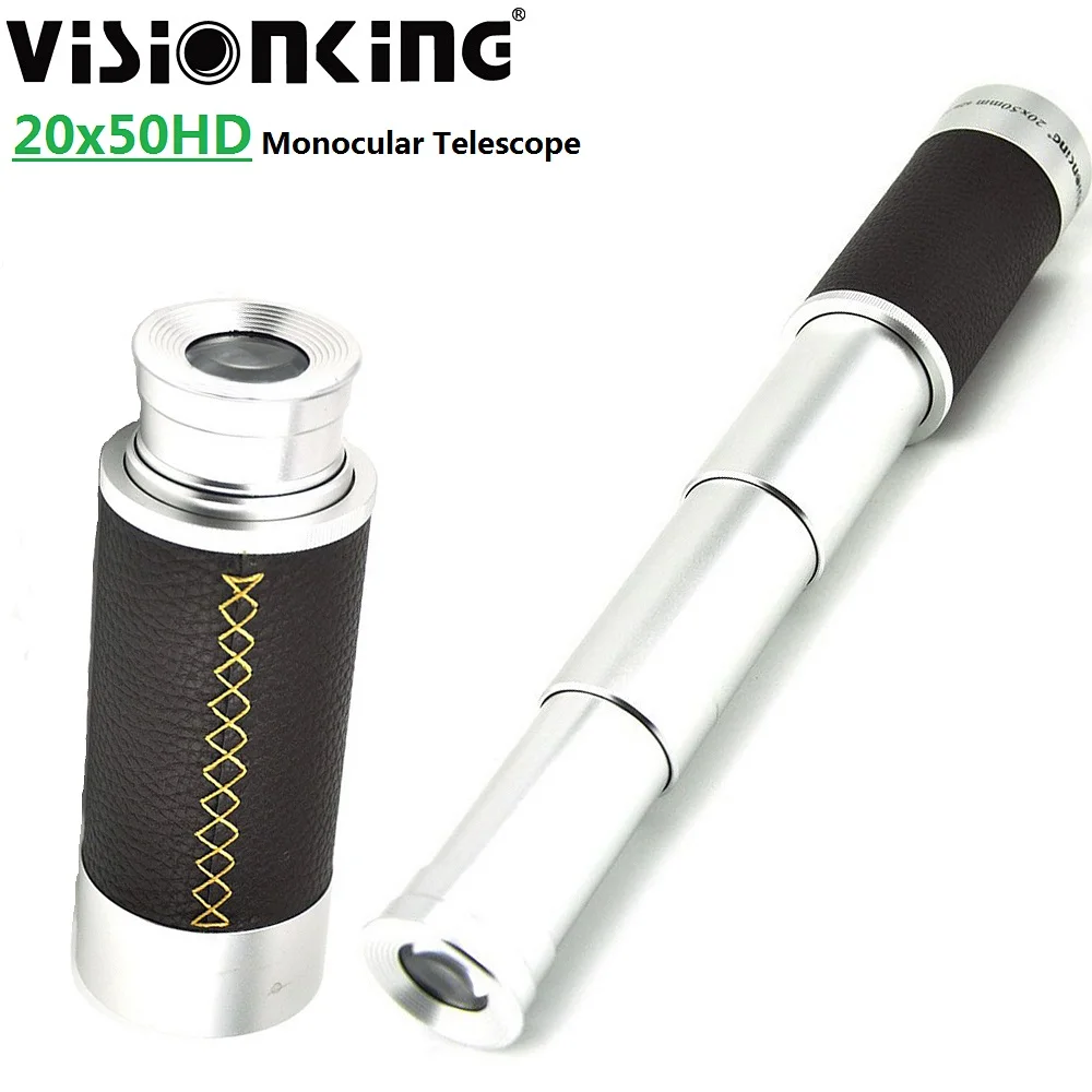 

Visionking 20x50 HD монокулярный телескоп Bak4 портативный складной призматический прицел с широким диапазоном