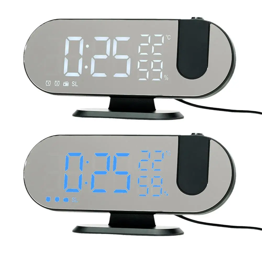 

Цифровой проекционный будильник, Интеллектуальный проекционный будильник, FM-радио, цифровой смарт-будильник